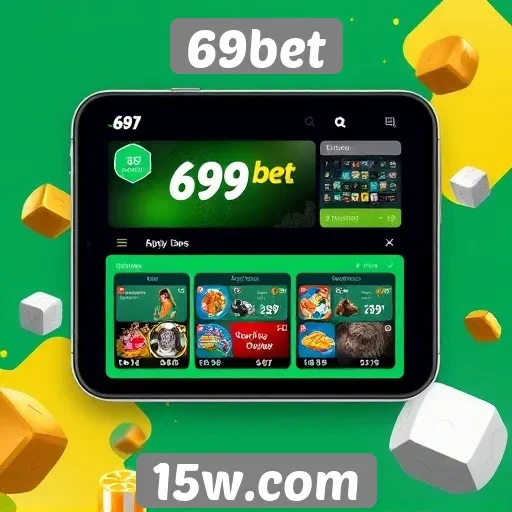 Interface intuitiva e fácil navegação no 69bet